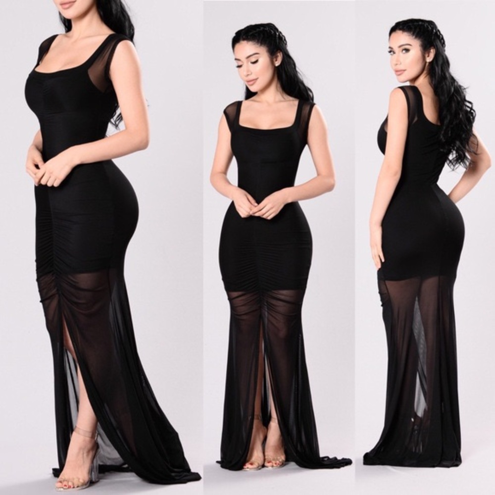 Fashionnova black dress